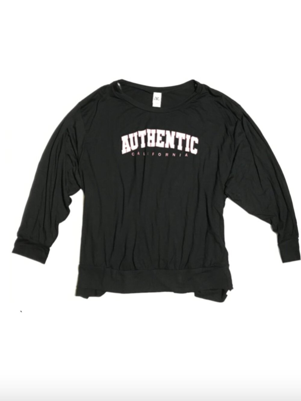 4/$29 Sew In Love womens t-shirt XL Authentic California black relaxed fit tee - Picture 3 of 9